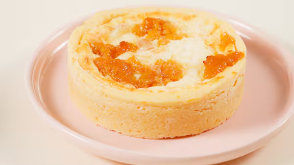 Quiche de Queijo Brie com Geléia de Damasco